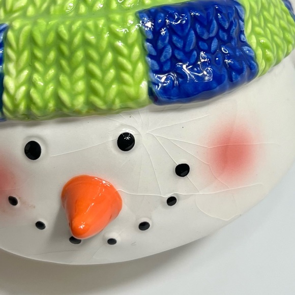 Scentsy Holiday Collection Snowman Cookie Jar festive Christmas Retired - Picture 7 of 10